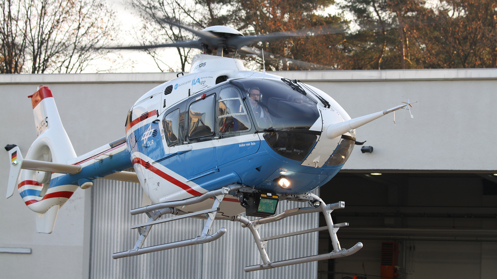 ACT/FHS during test flight