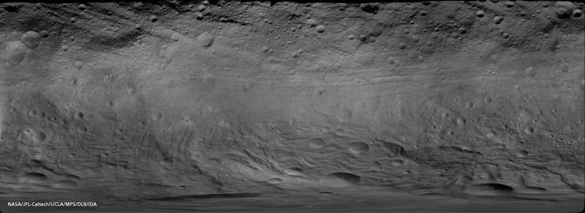 Global photo mosaic of Vesta