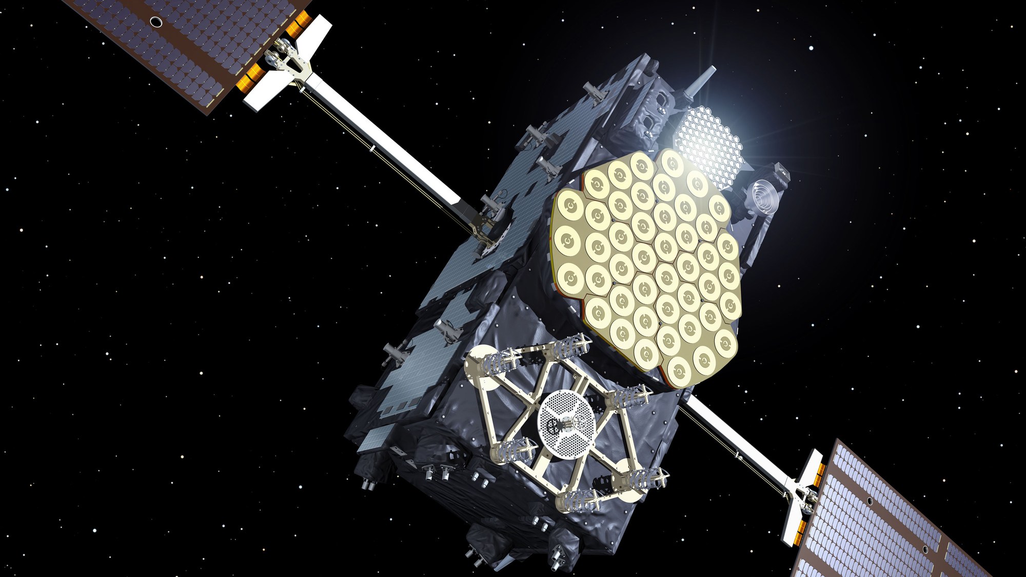 Satellite in orbit