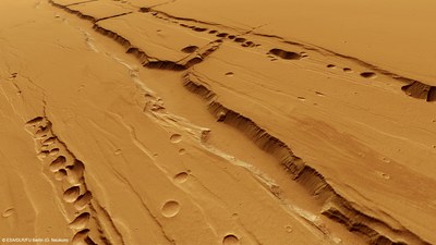 Perspective view of Tractus Catena