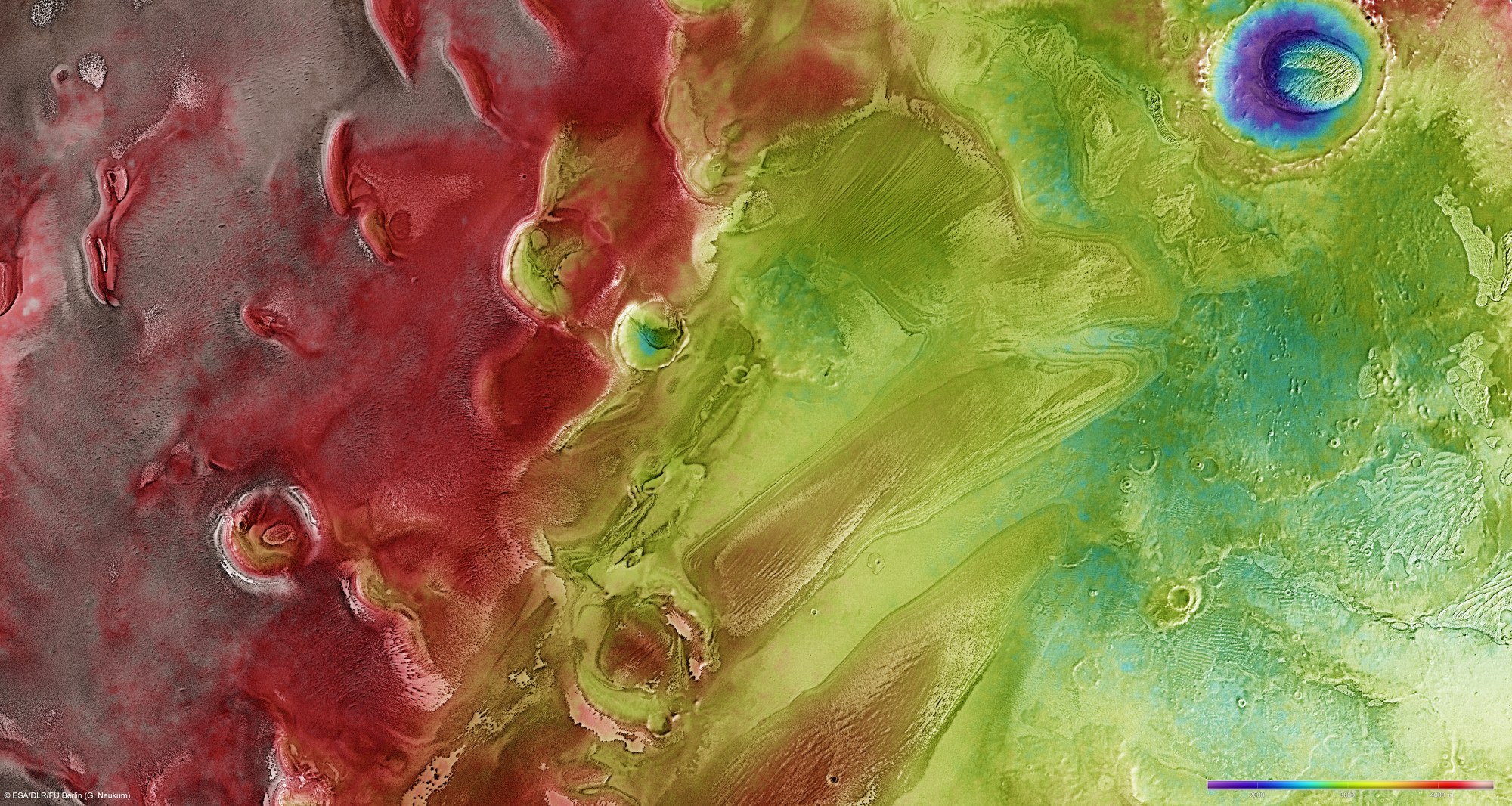 Elevation of Ulyxis Rupes