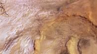 Der Hooke-Krater auf dem Mars