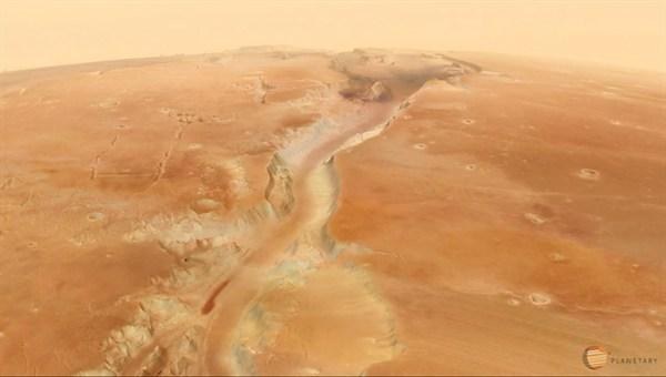 Das Talsystem Kasei Valles auf dem Mars