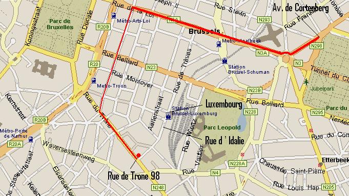 DLR Brussels - How to find us