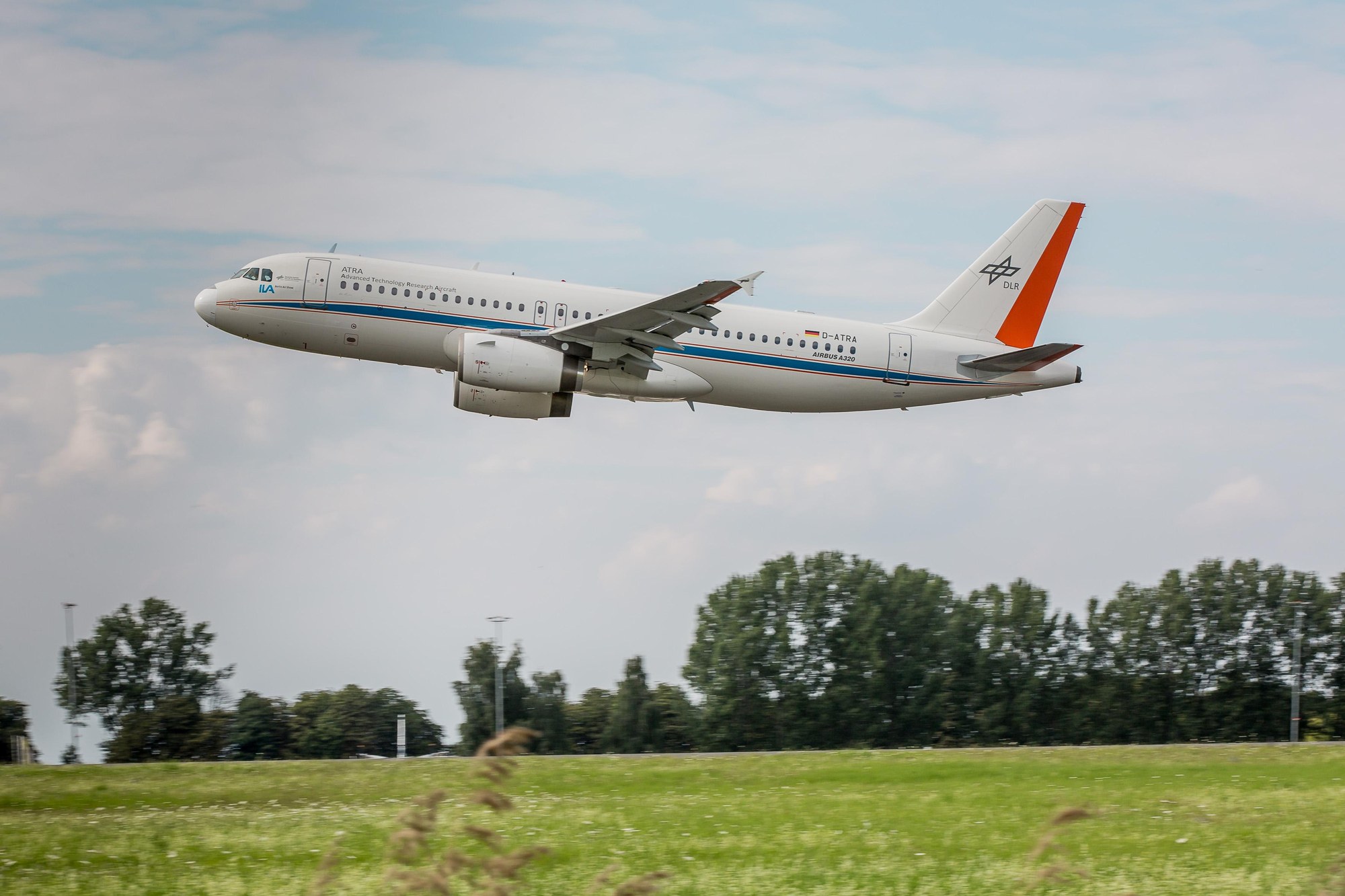 ATRA at low altitude over the Magdeburg Cochstedt Airport