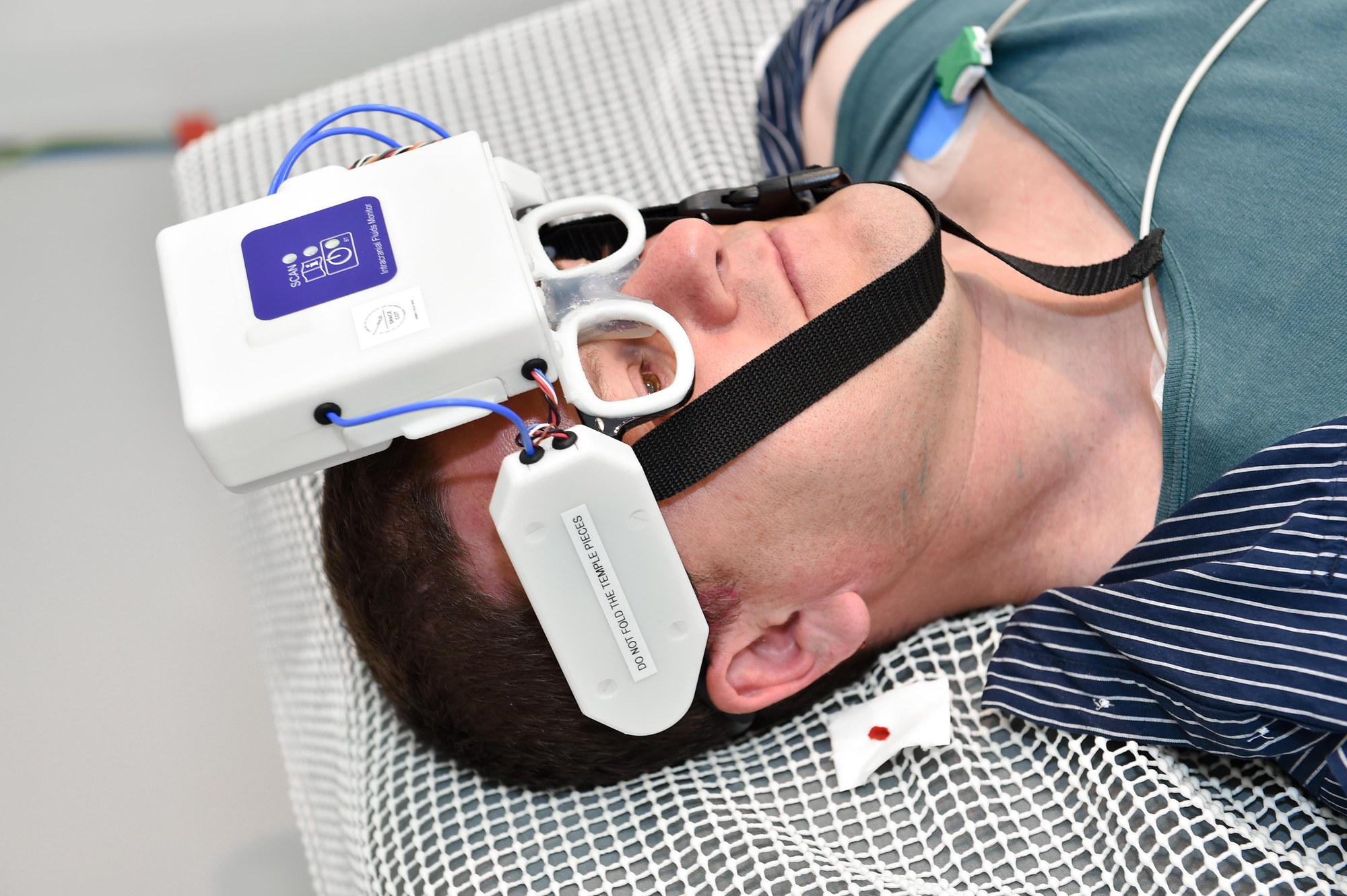 Measurement of the volume of liquid in the brain in real time