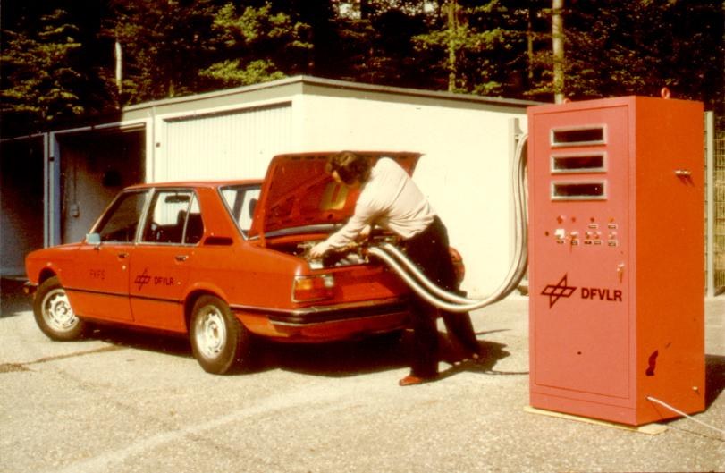 1978: For the first time, a car in Europe is fuelled with hydrogen