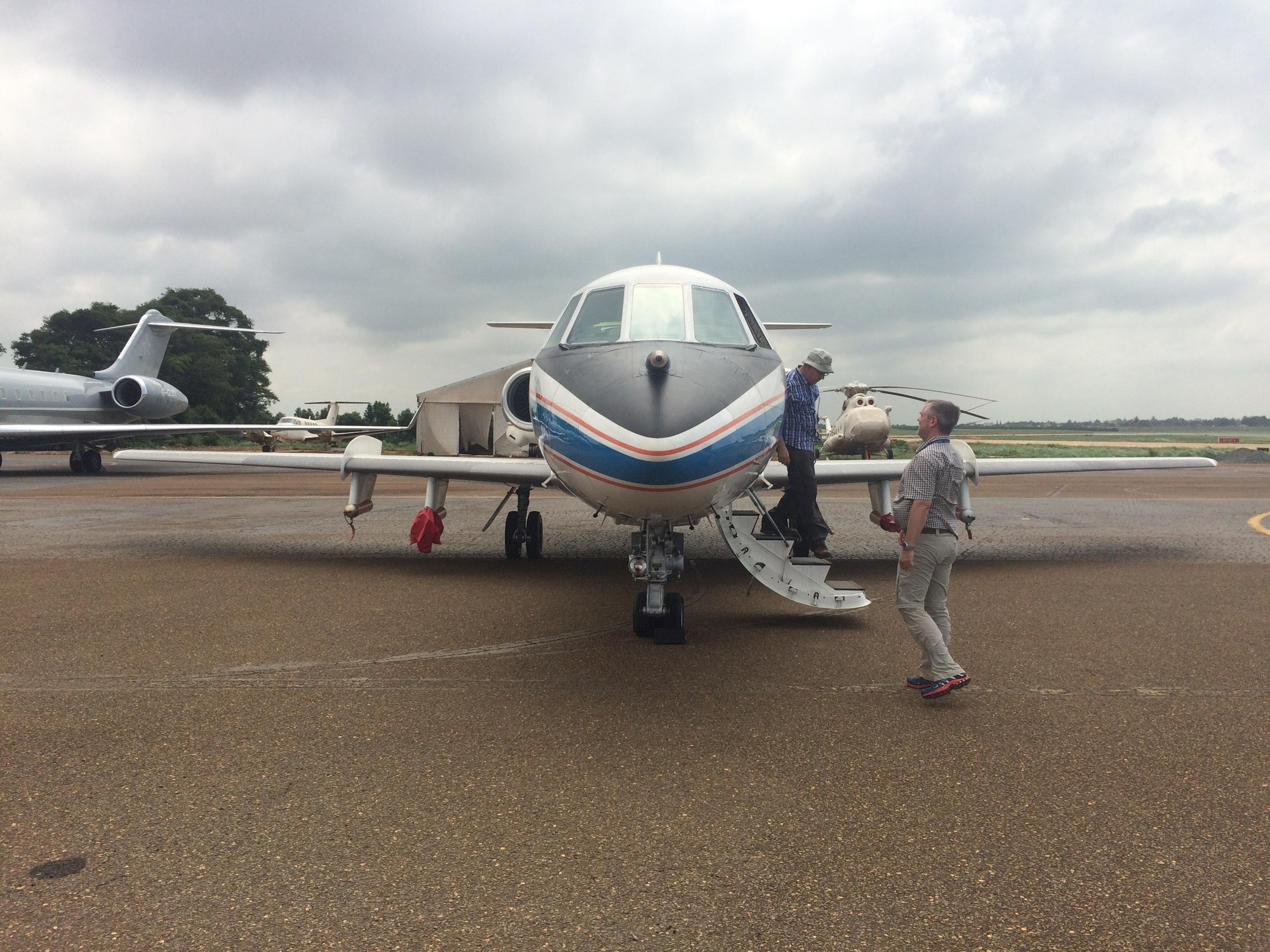 Time to fly for Philipp Weber and the Falcon