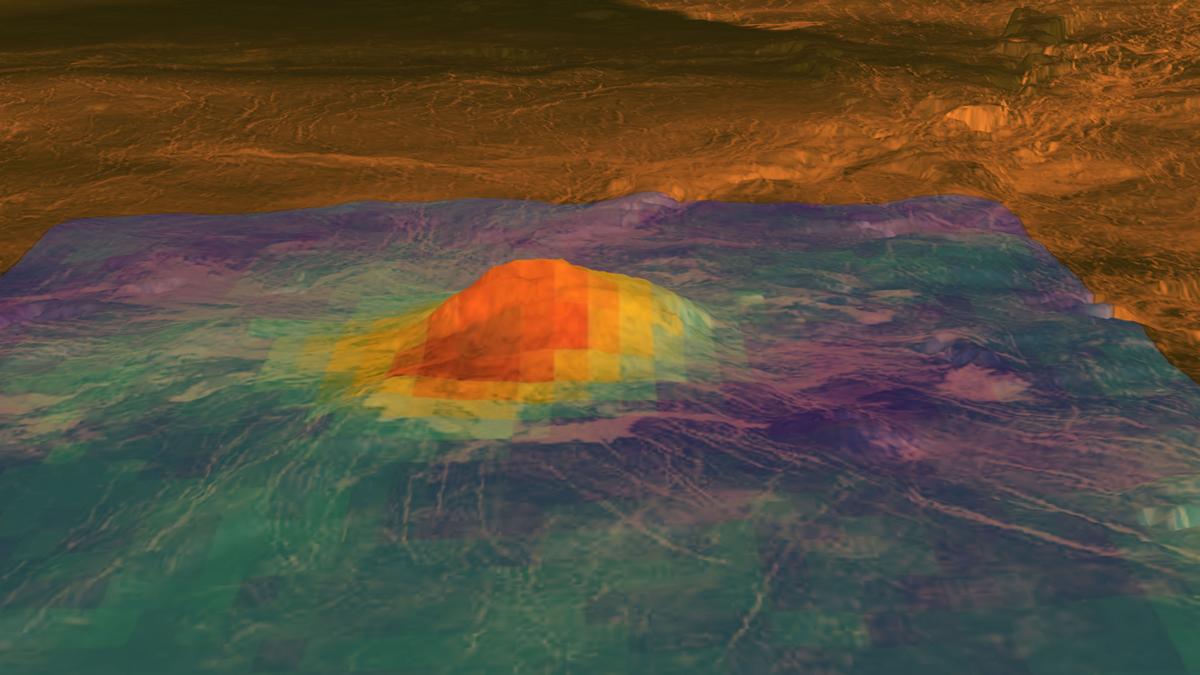 Areas characterised by recent volcanic activity