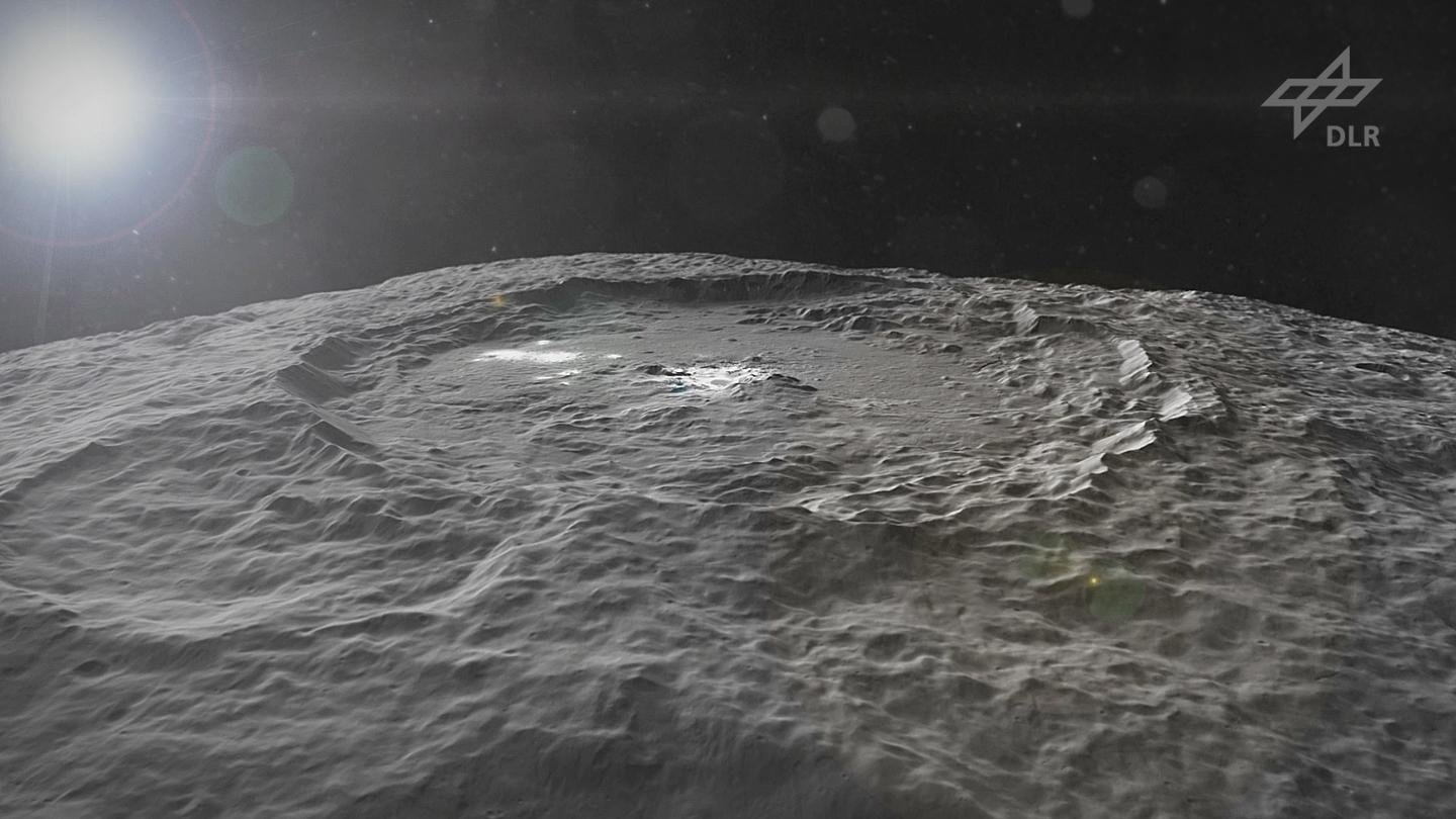 Occator crater on Ceres