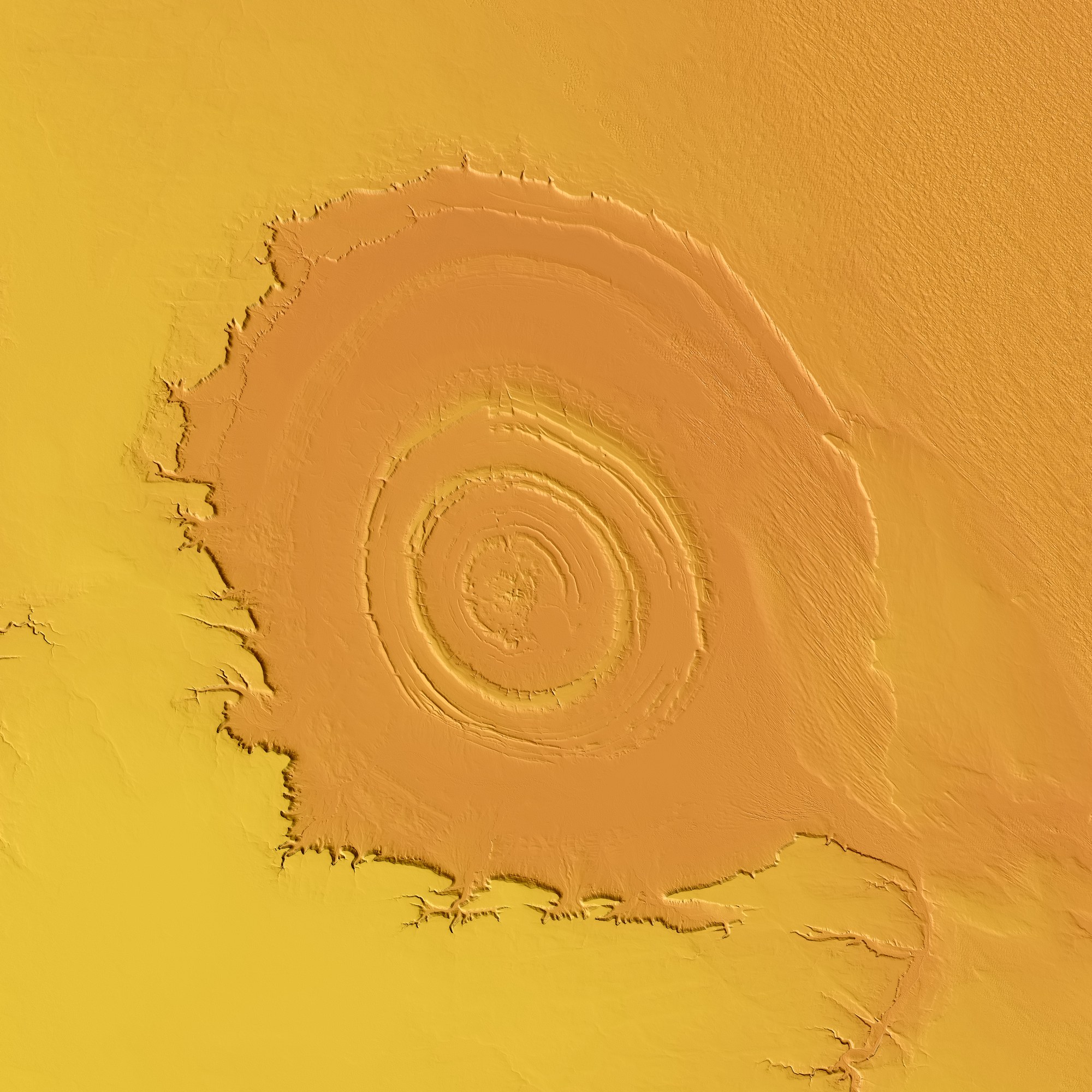 Richat Structure in Mauritania