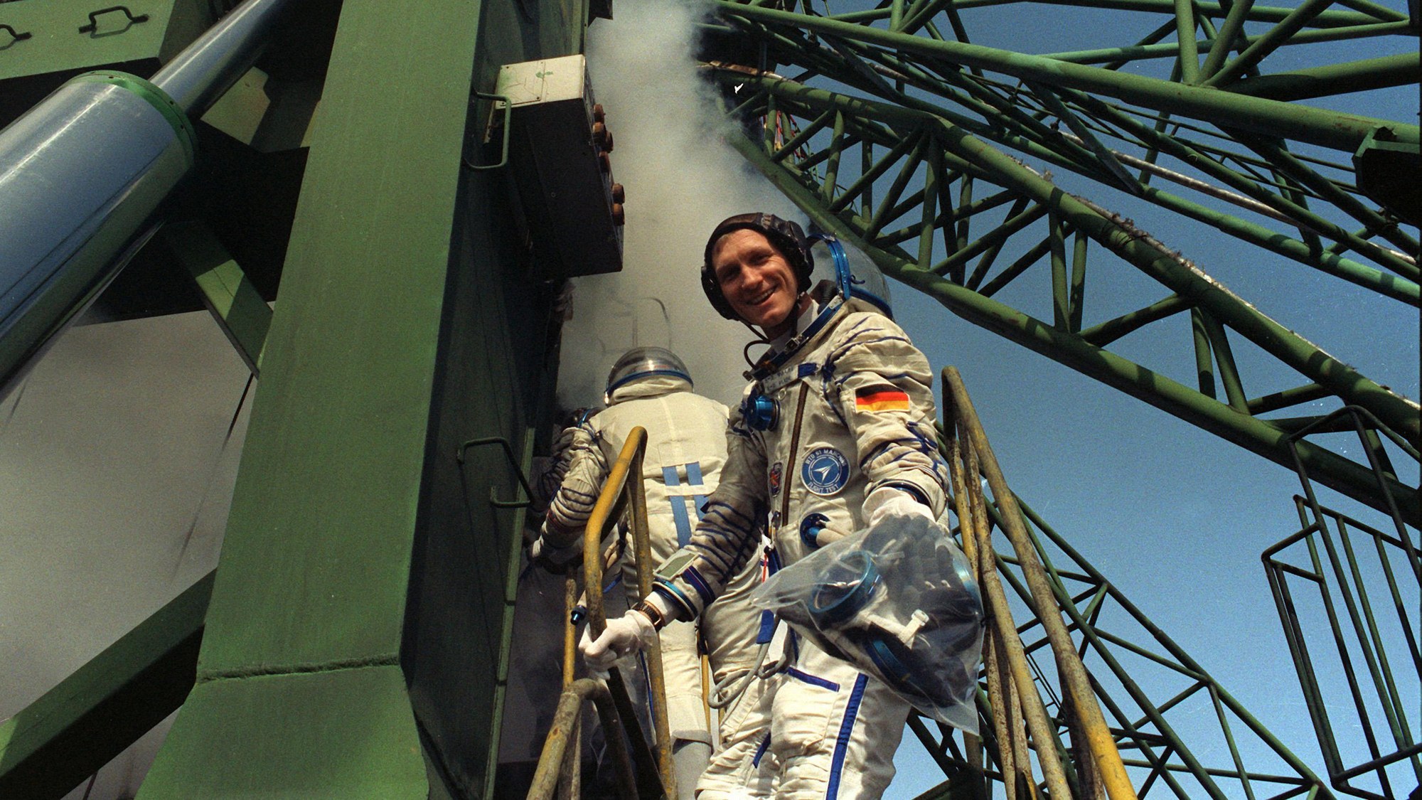 Klaus-Dietrich Flade ready for launch