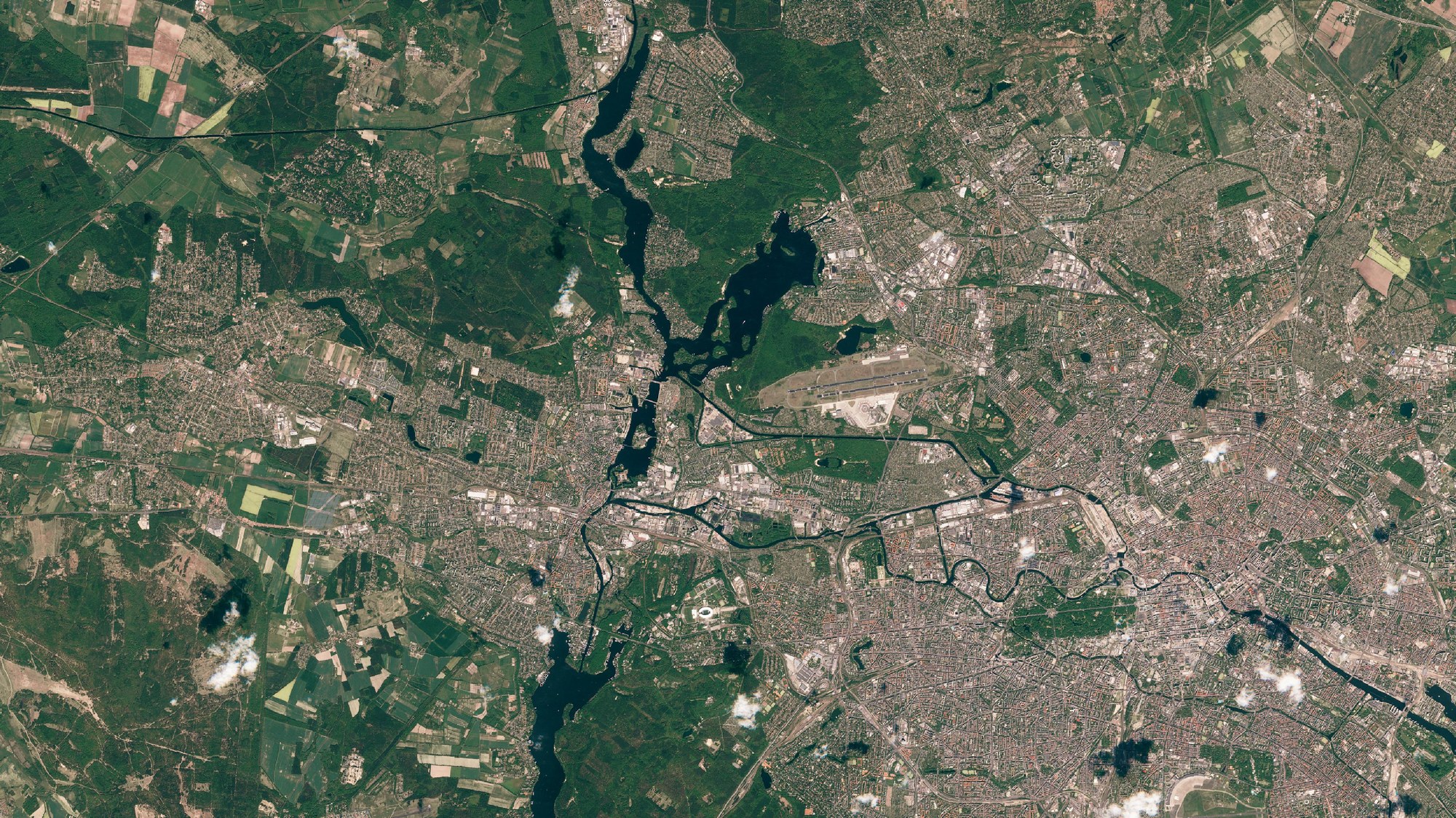 Satellite image of Berlin