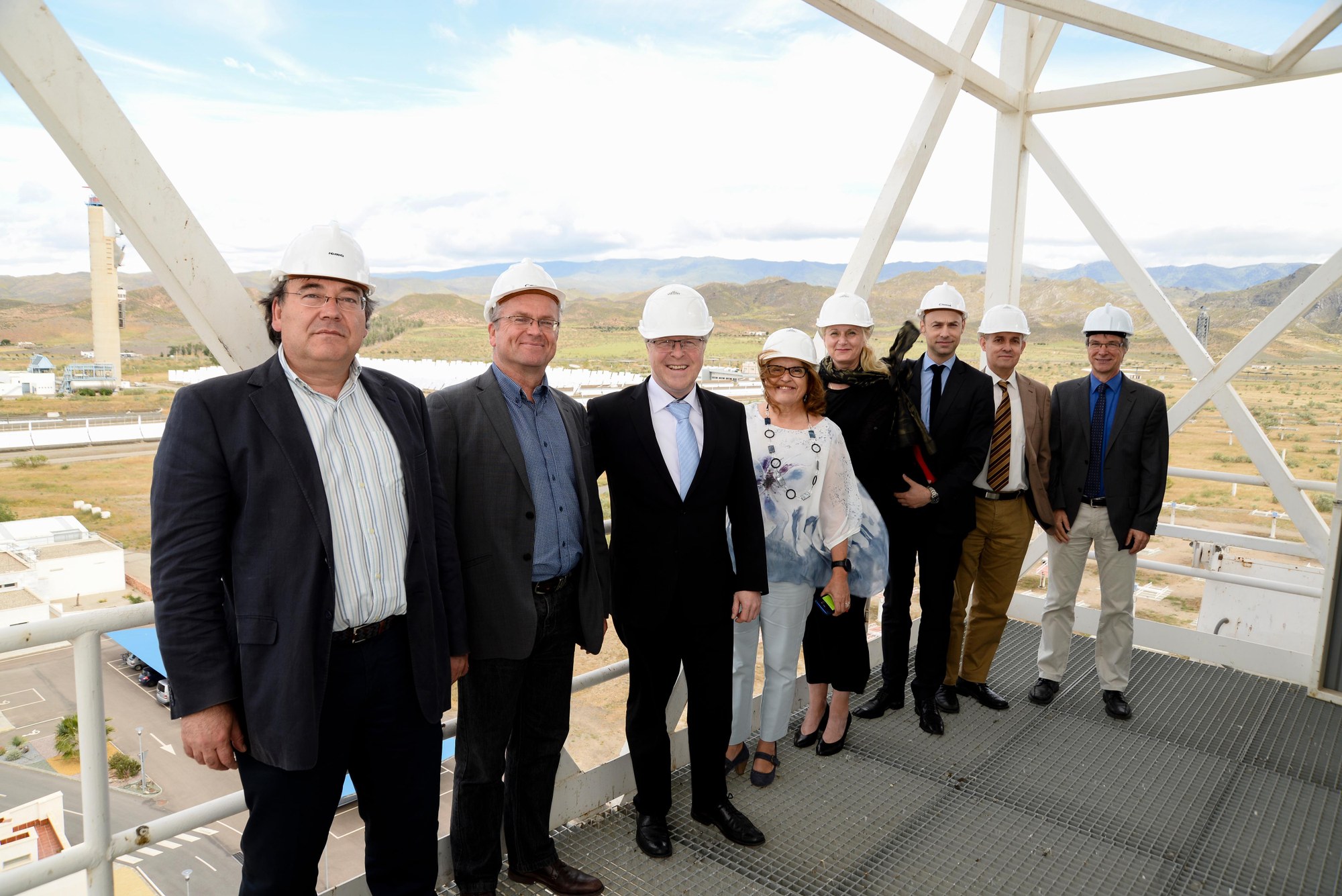 Visit to the Plataforma Solar de Almería