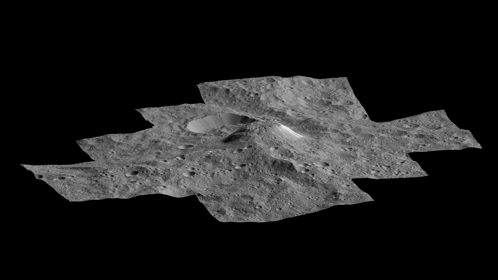 Ahuna Mons on Ceres