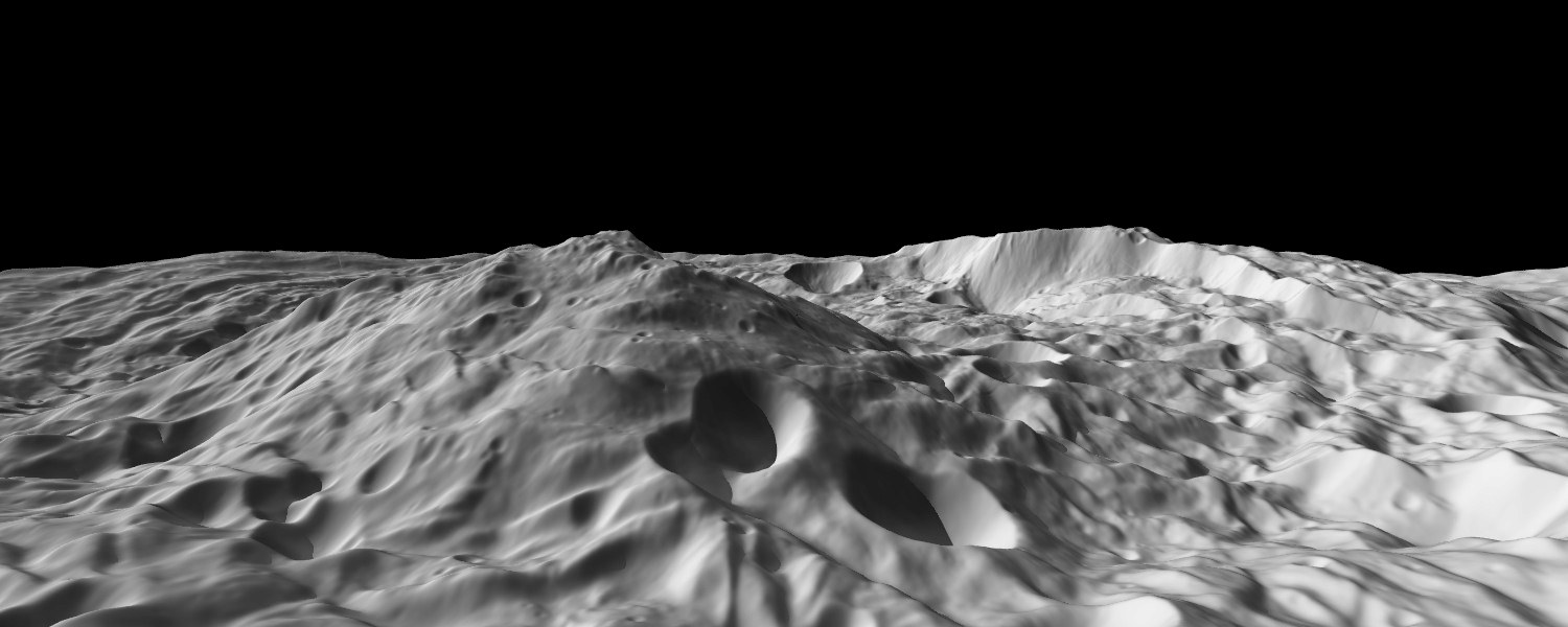 Unnamed mountain on Vesta