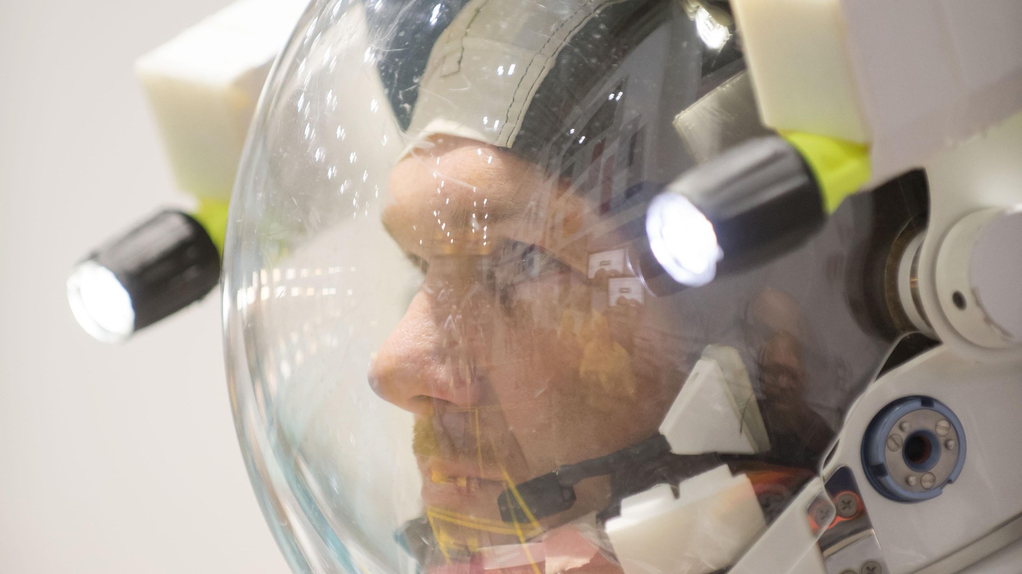 Alexander Gerst during training
