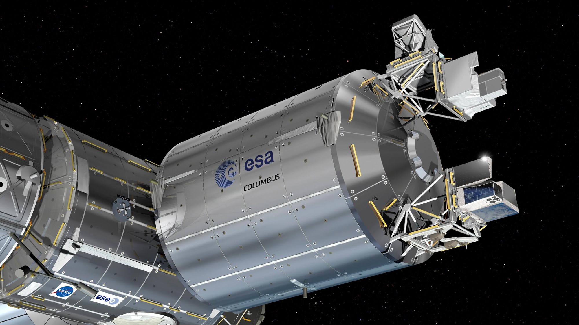 Artist’s impression of ASIM on the ISS Columbus Module