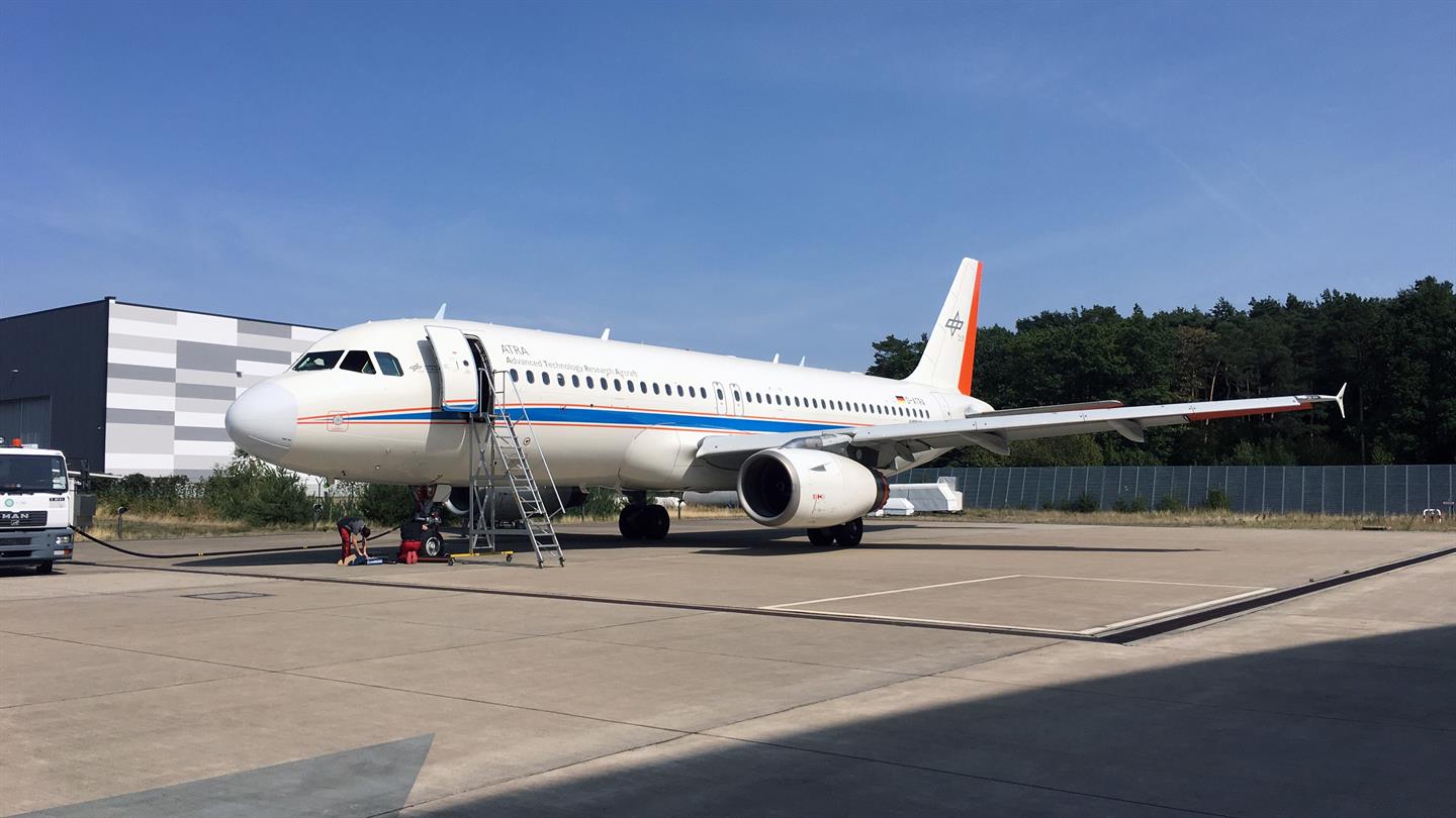 A320 ATRA before take-off