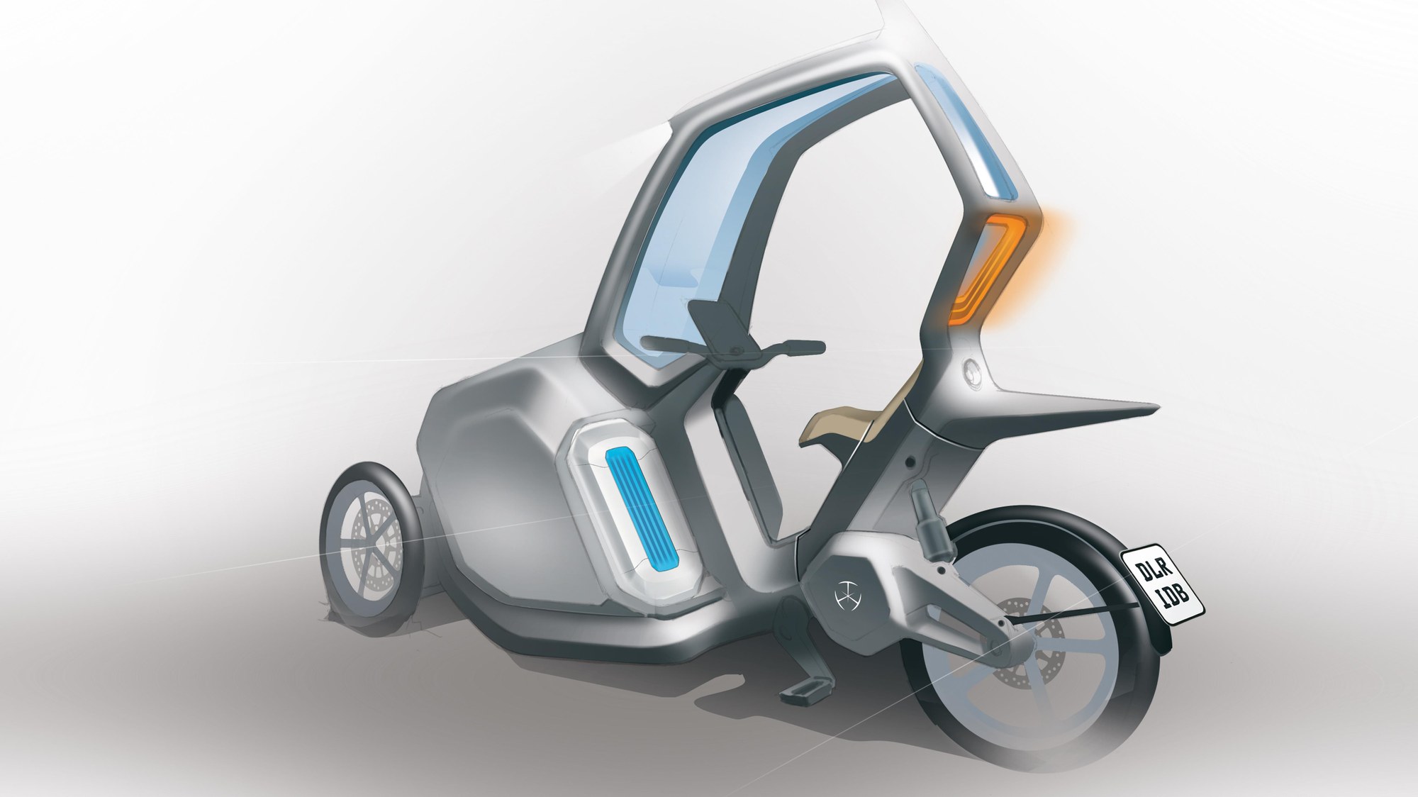 Visualization of the cargo bicycle
