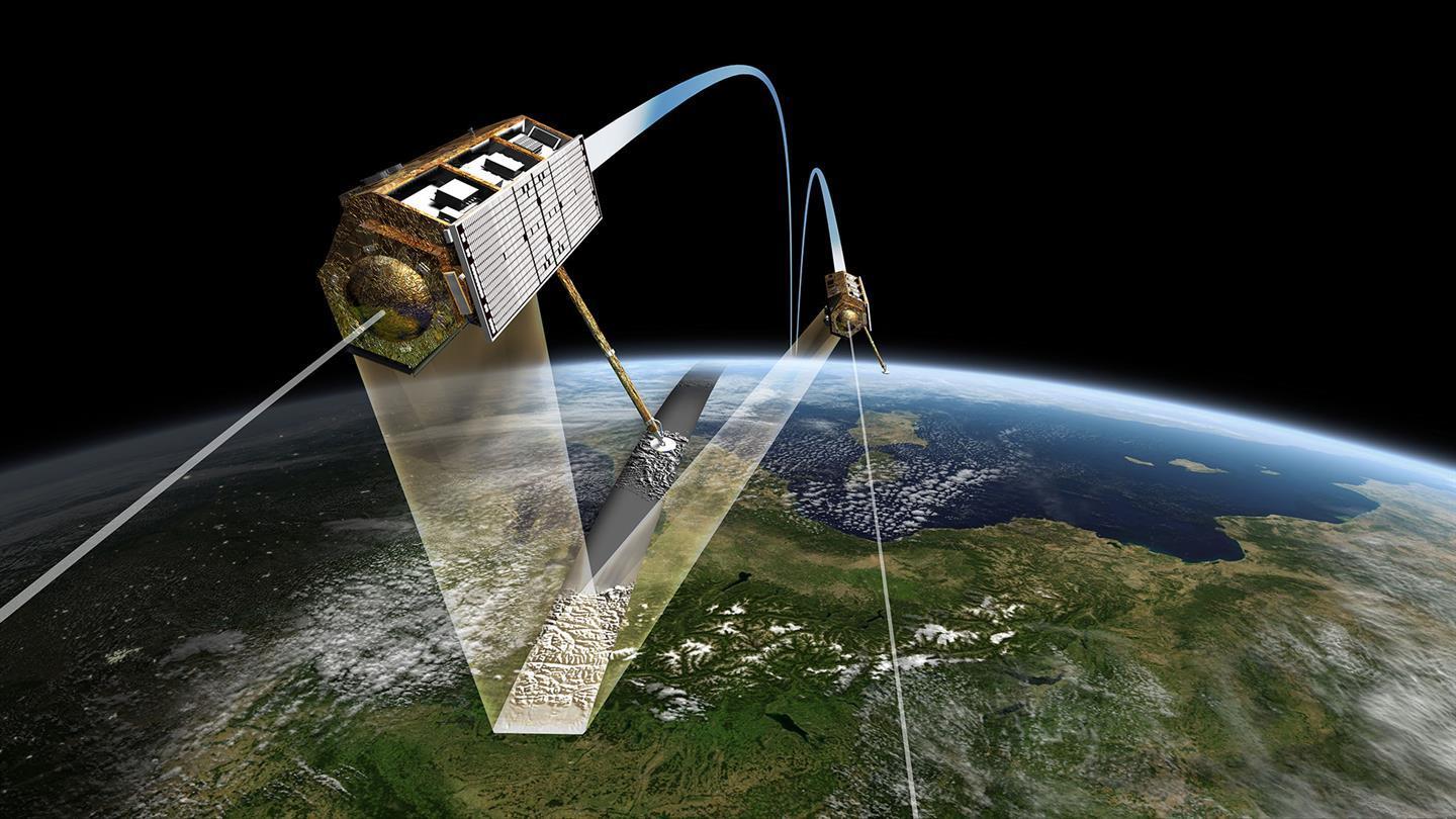 Satellite twins TerraSAR-X and TanDEM-X