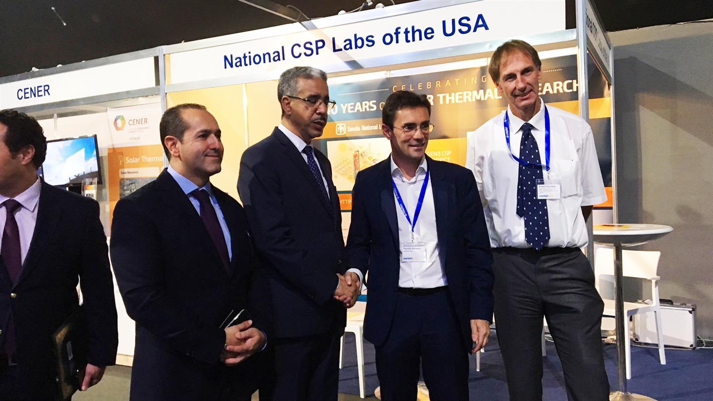 Badr Ikken, Aziz Rebbah, Thomas Altmann and Robert Pitz-Paal