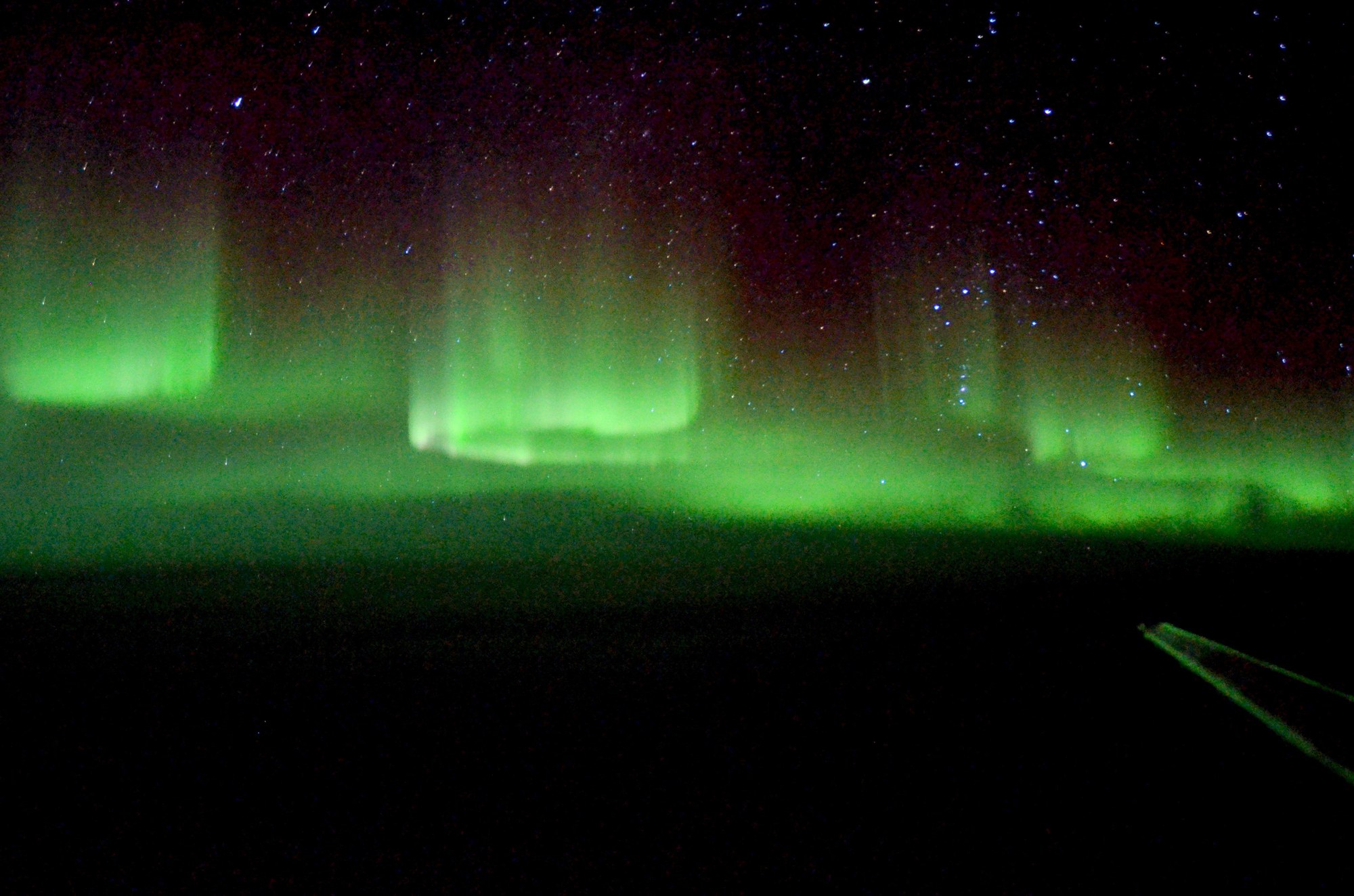 Aurora Borealis over the Arctic