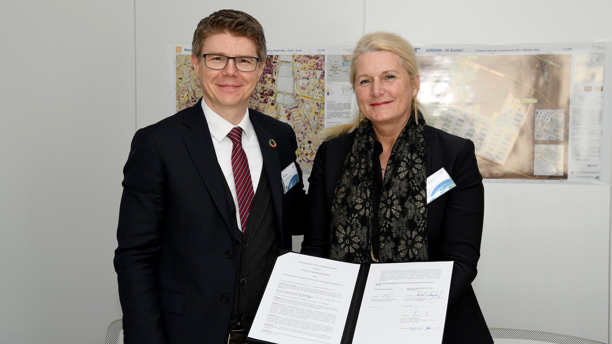 Robert Opp and Pascale Ehrenfreund