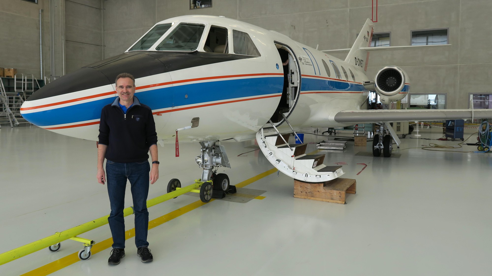 Michael Schnell, responsible for LDACS at DLR