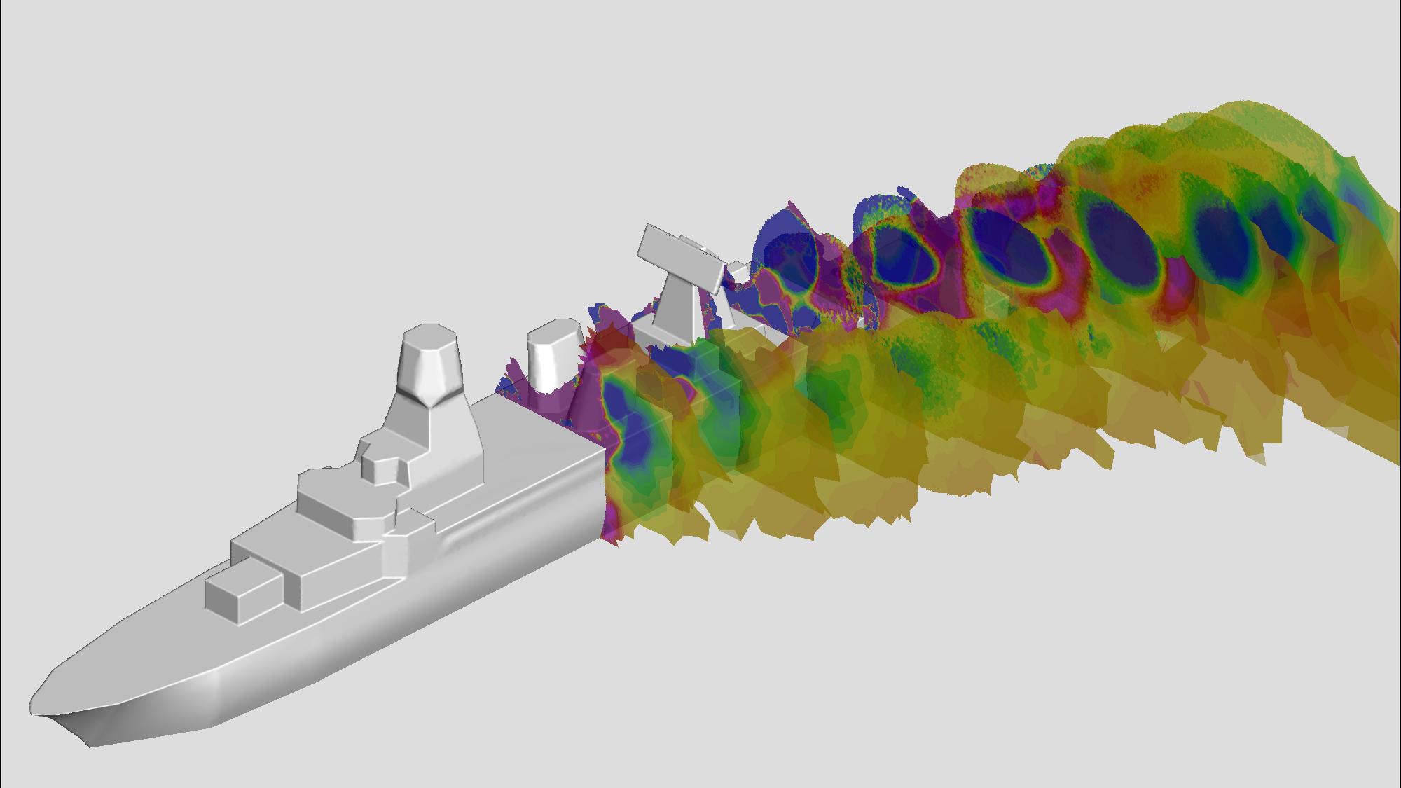 Incorporation of wake turbulence effects into the AVES simulator