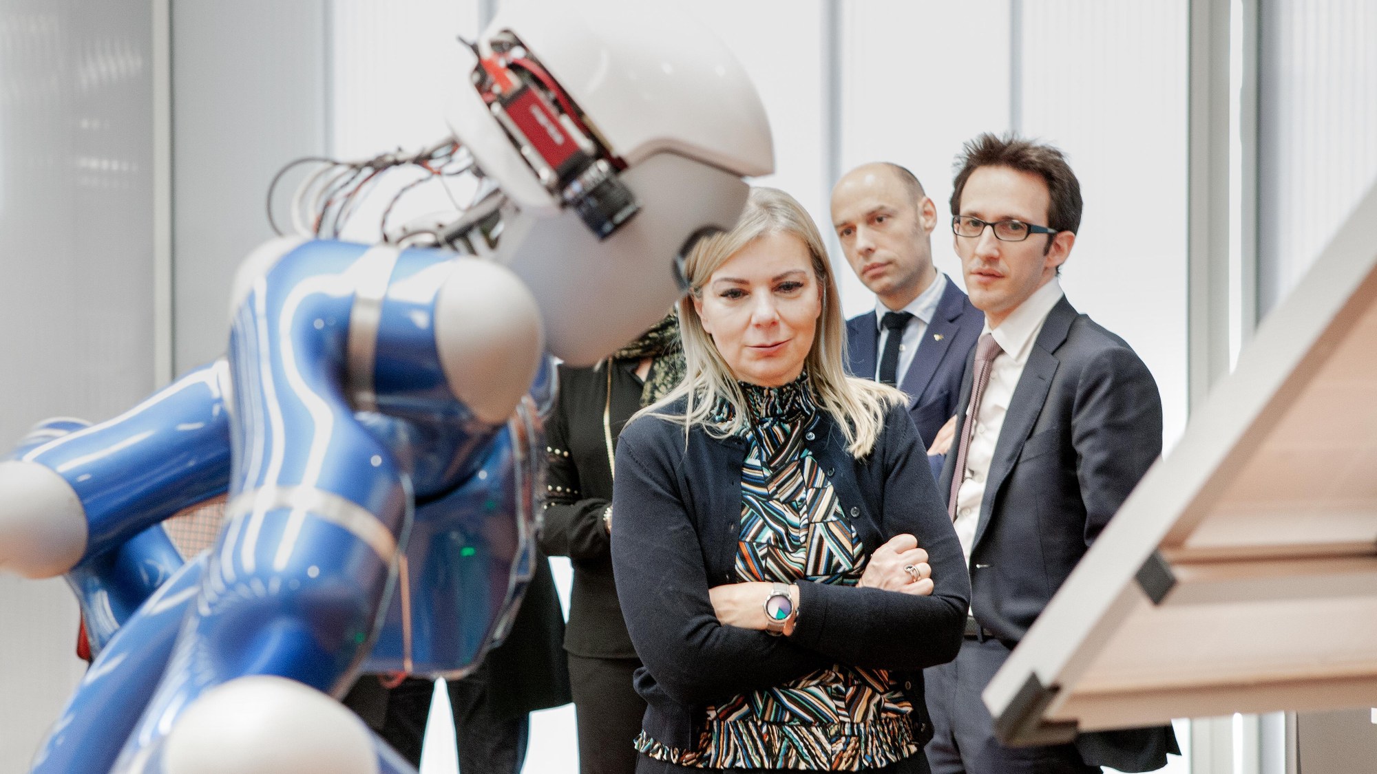 Justin in Vordergrund