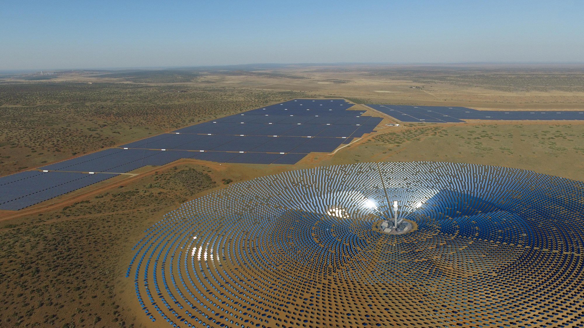 Planned Redstone solar tower power plant