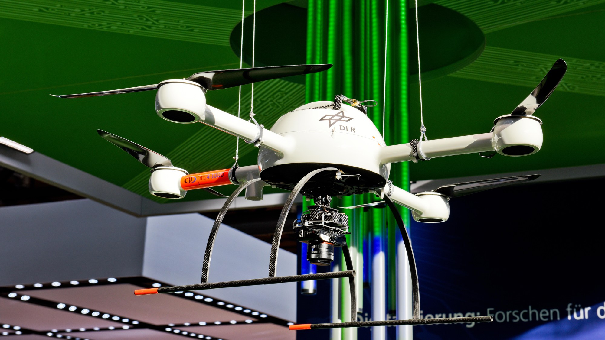 QFly – multicopter in operation for solar power