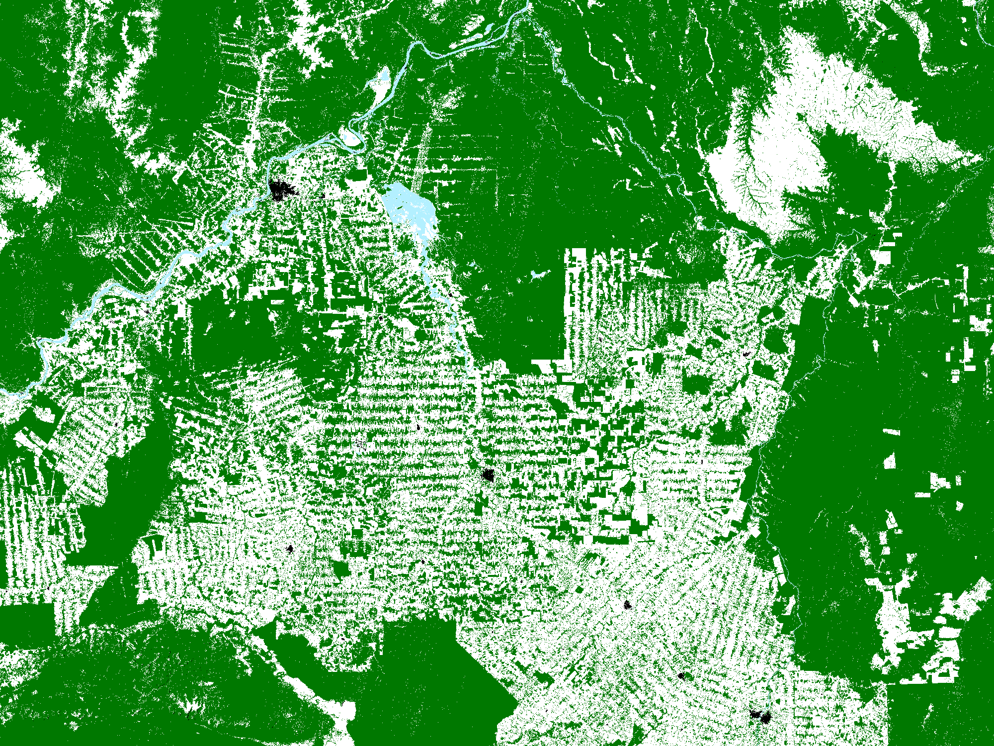 Dramatic deforestation in Brazil