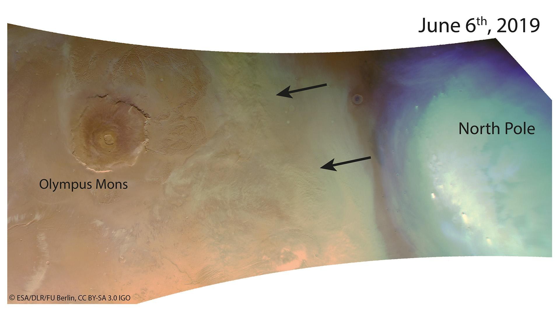 Dust storm on 6 June 2019