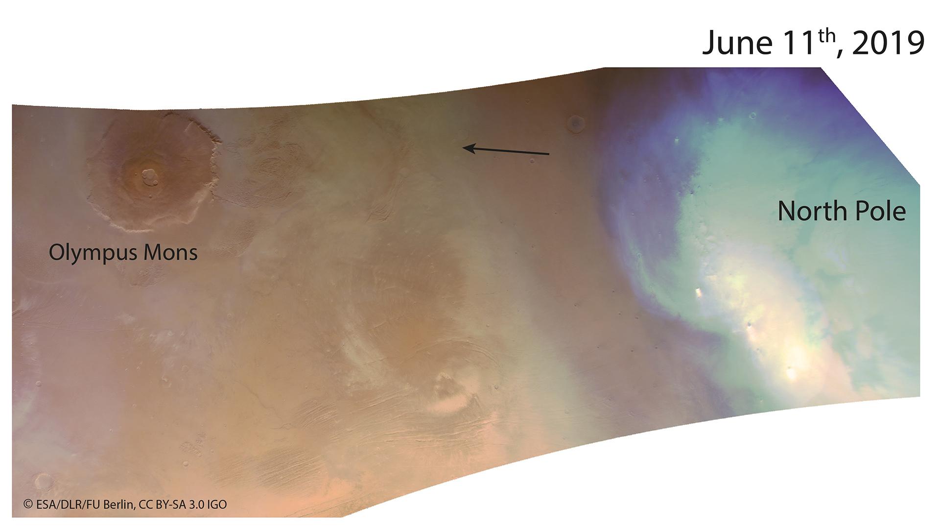 Dust storm on 11 June 2019