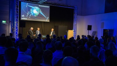 EDRS-C launch event at the German Space Operations Center