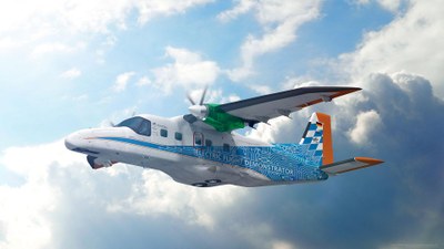 Artists impression of the Electric Flight Demonstrator