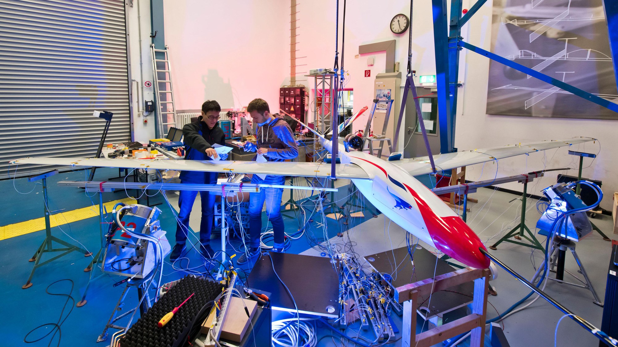 Testing a flexible wing