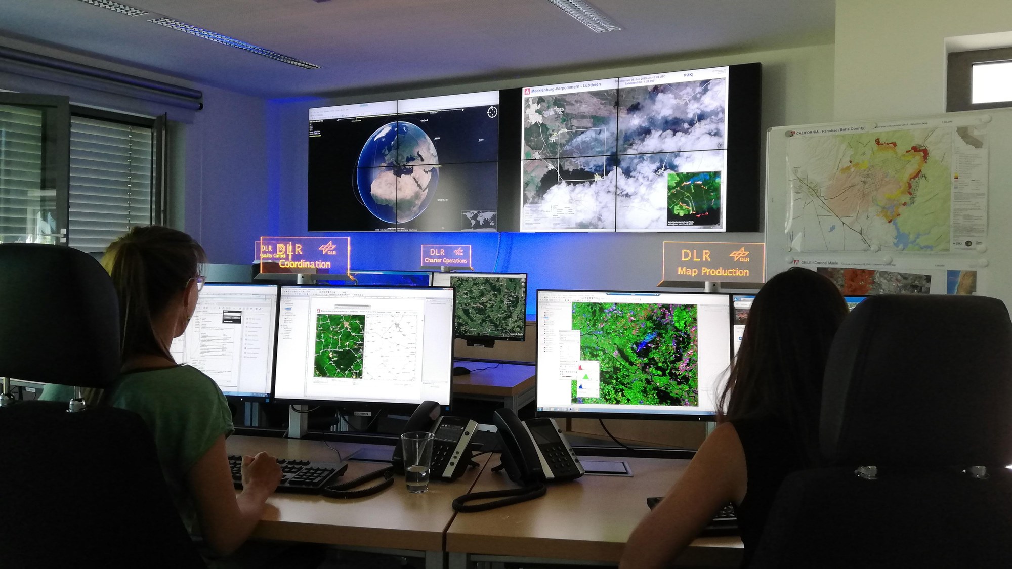 Mapping fires at the ZKI