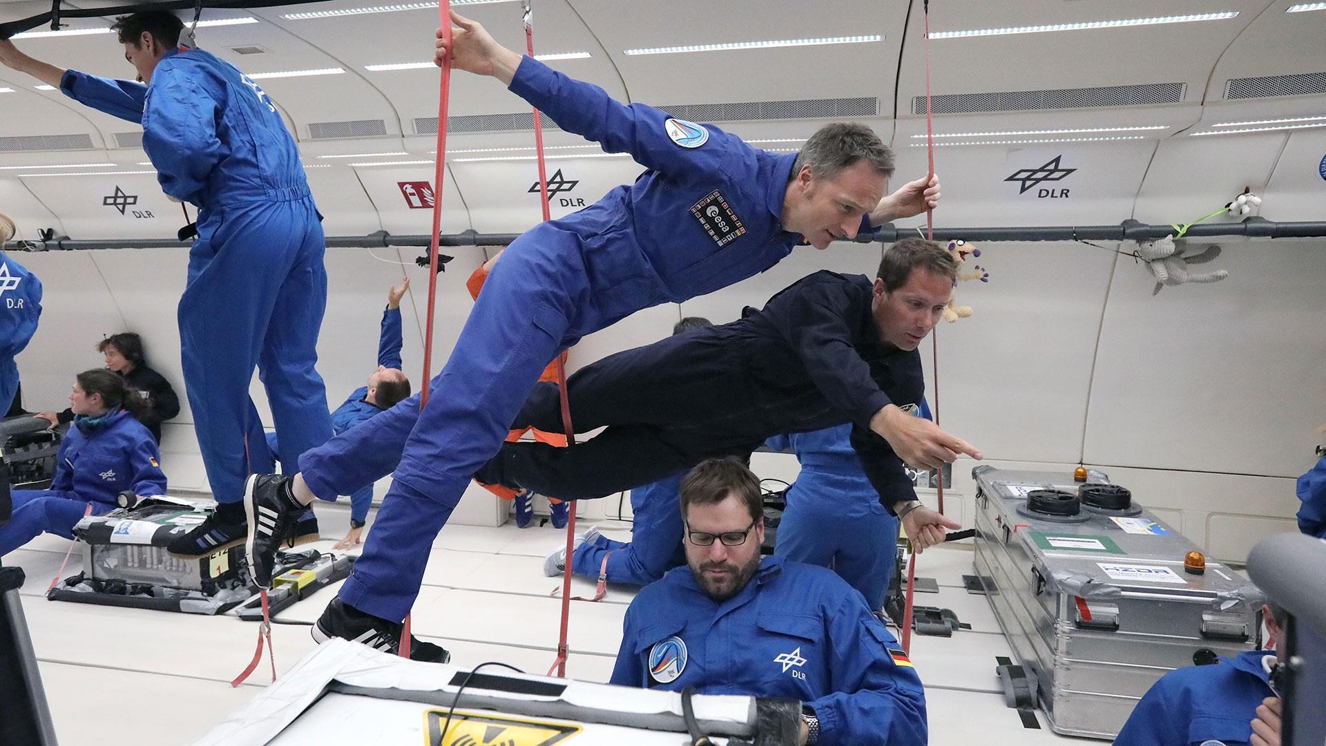 Matthias Maurer and Thomas Pesquet