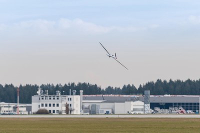 Departure from Oberpfaffenhofen special-purpose airport