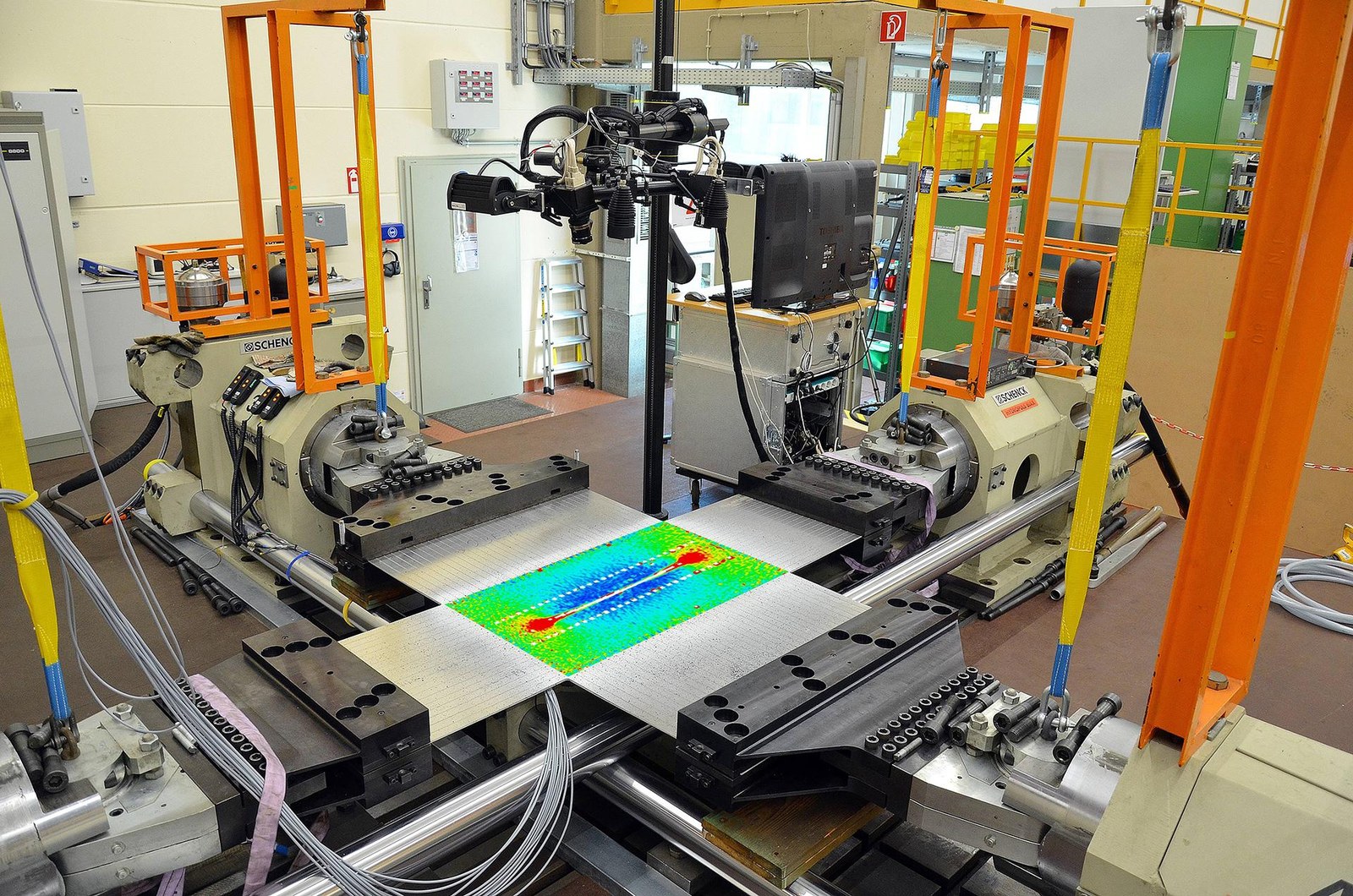 Test in the test laboratory