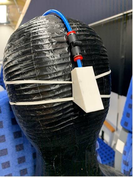 Mannequin in the generic train laboratory, Göttingen