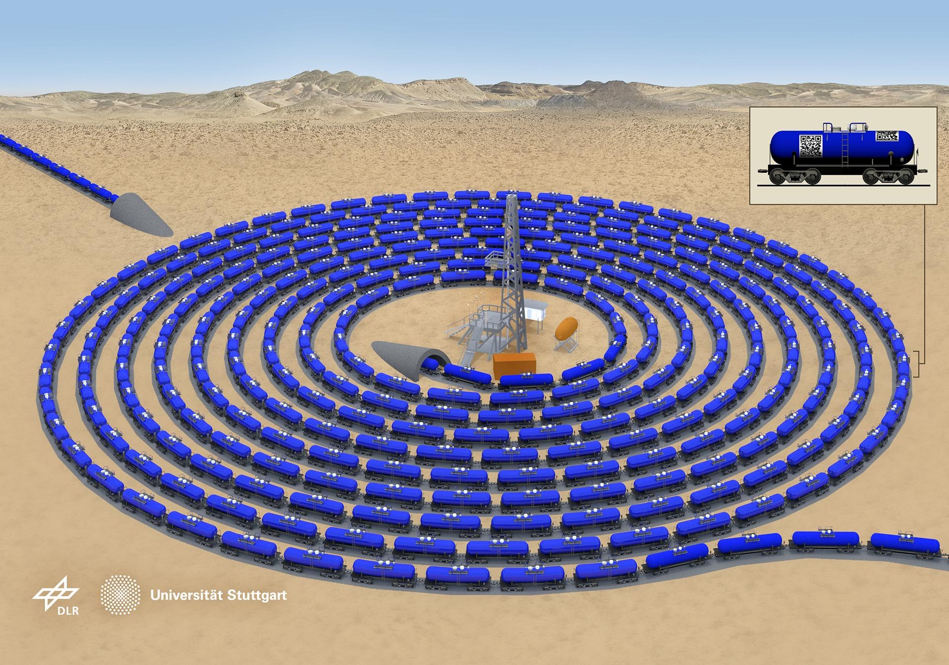 Curbing carbon dioxide through physical storage