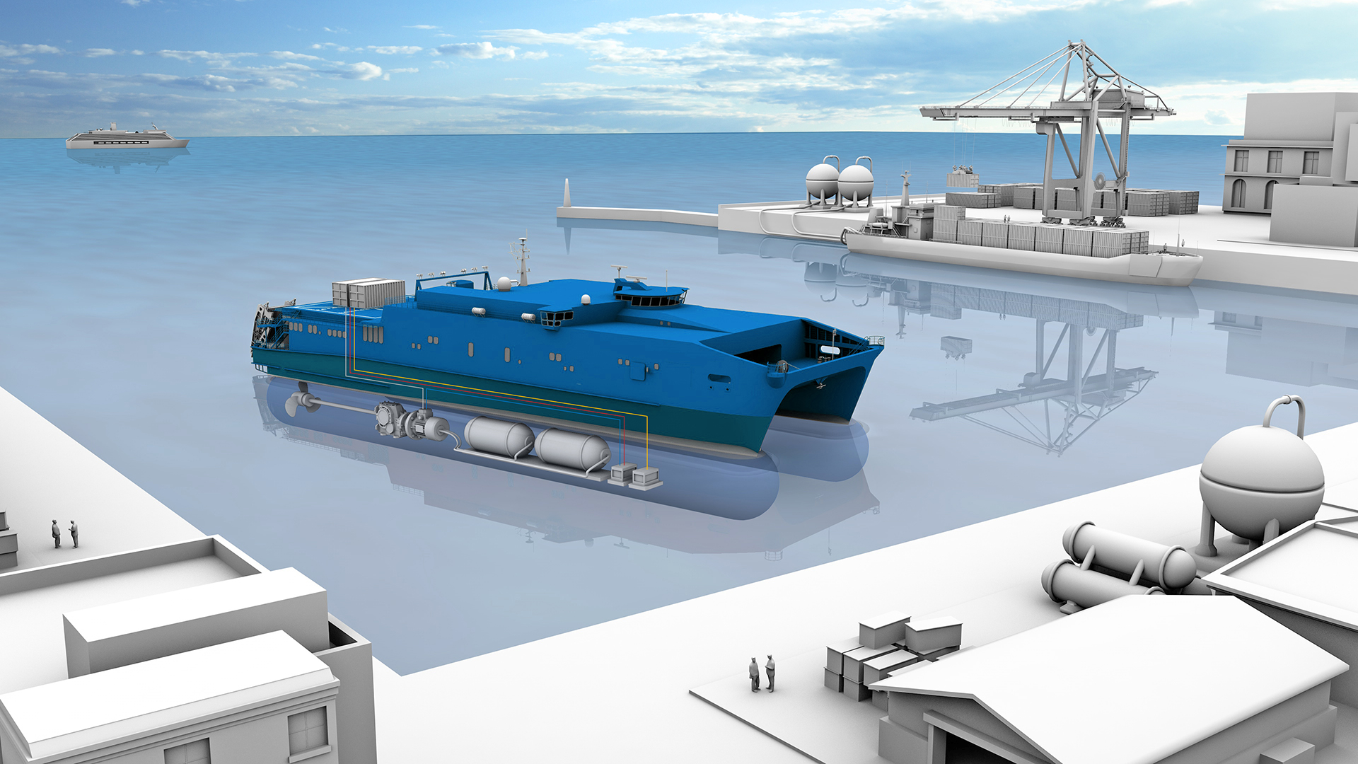 The DLR Institute of Maritime Energy Systems is being established in Geesthacht, Schleswig-Holstein