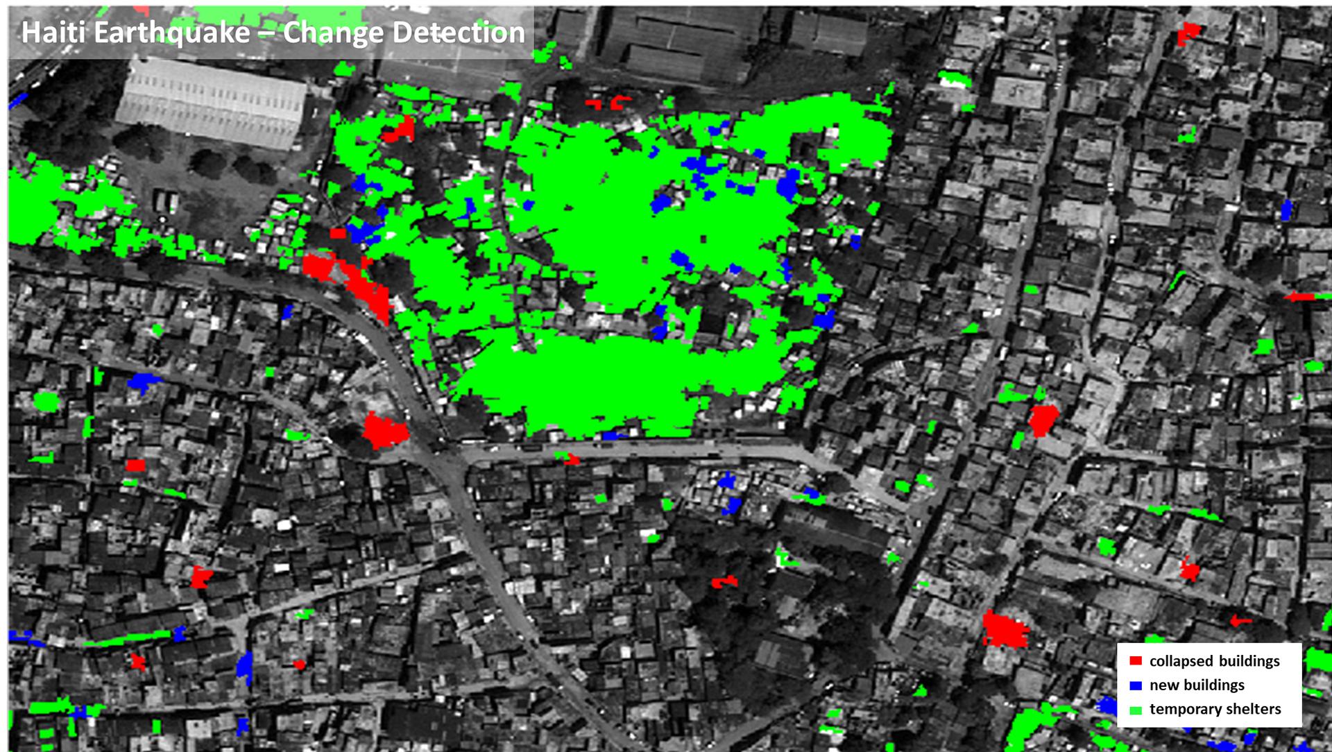 Haiti earthquake – change analysis