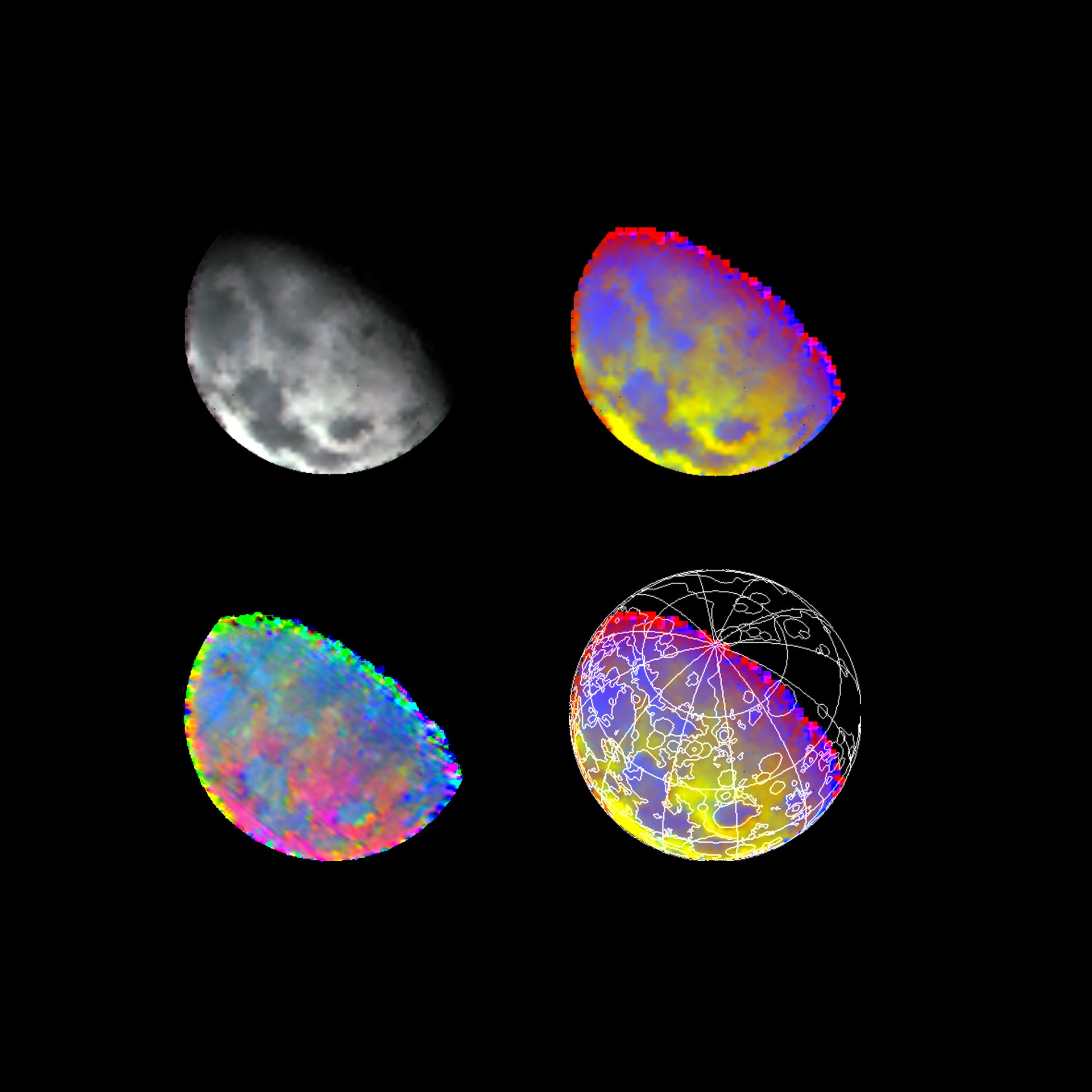 Moon in near infrared