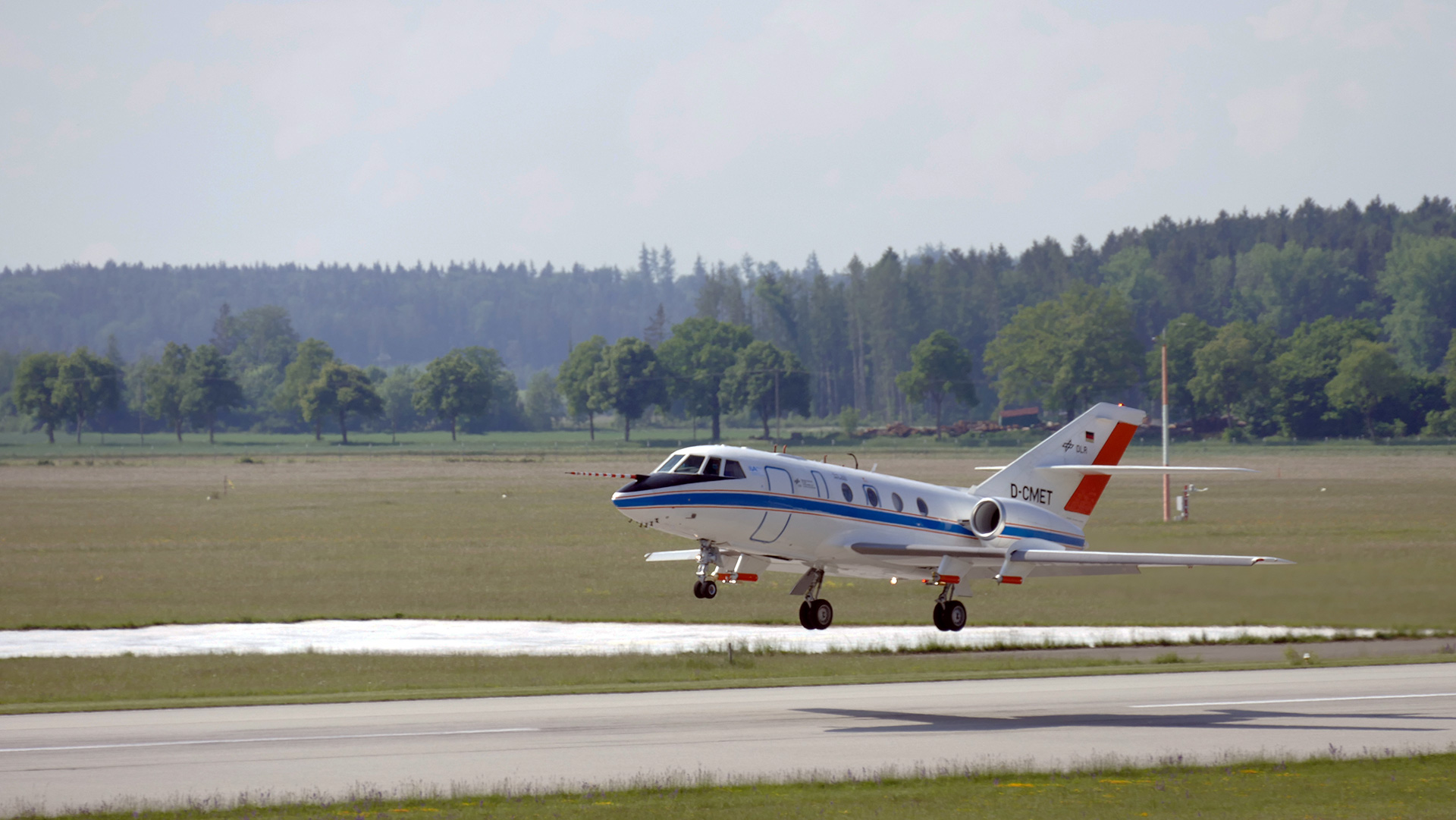 The Falcon takes off for the BLUESKY mission