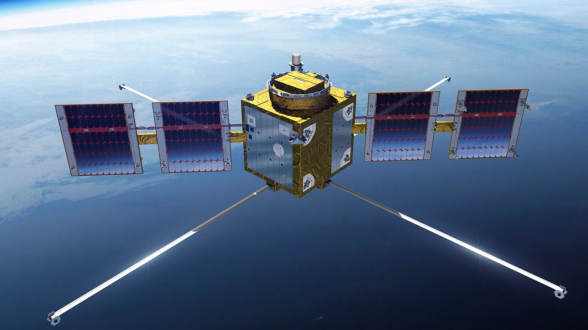 Artist's impression of the ESAIL satellite in orbit